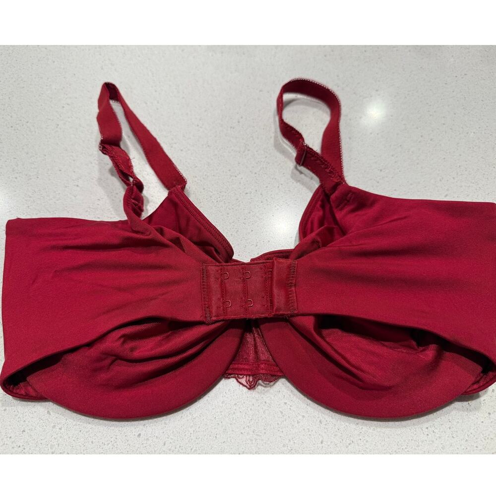 Wacoal Surreal Comfort Underwire Full Coverage Bra 32DDD Red - Picture 2 of 3